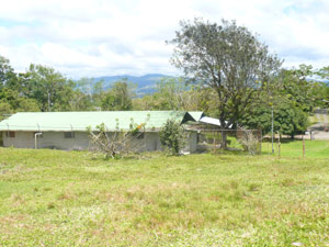 Two self-storage buildings.